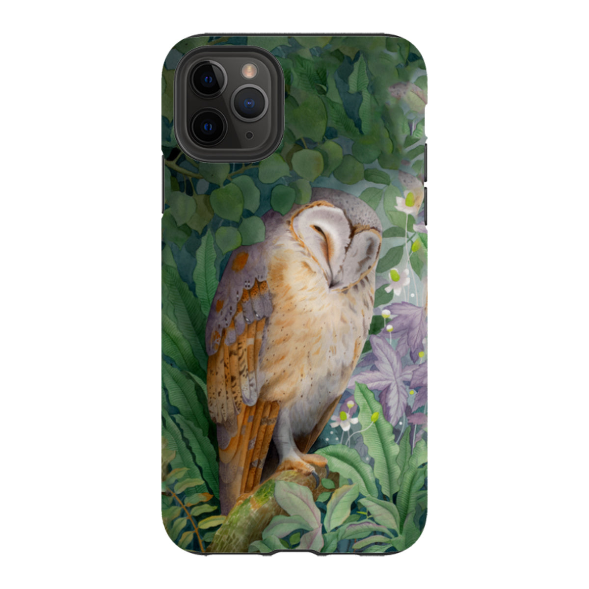iPhone Tough Case - Sleepy Owl By Bex Parkin