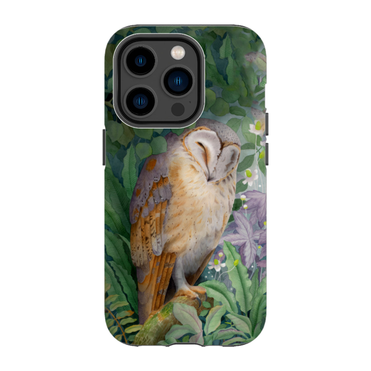 iPhone Tough Case - Sleepy Owl By Bex Parkin