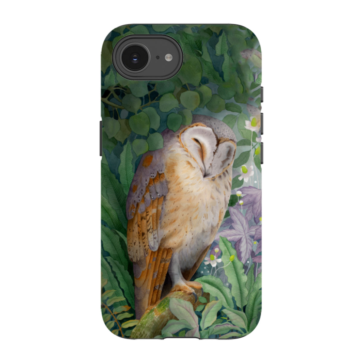 iPhone Tough Case - Sleepy Owl By Bex Parkin