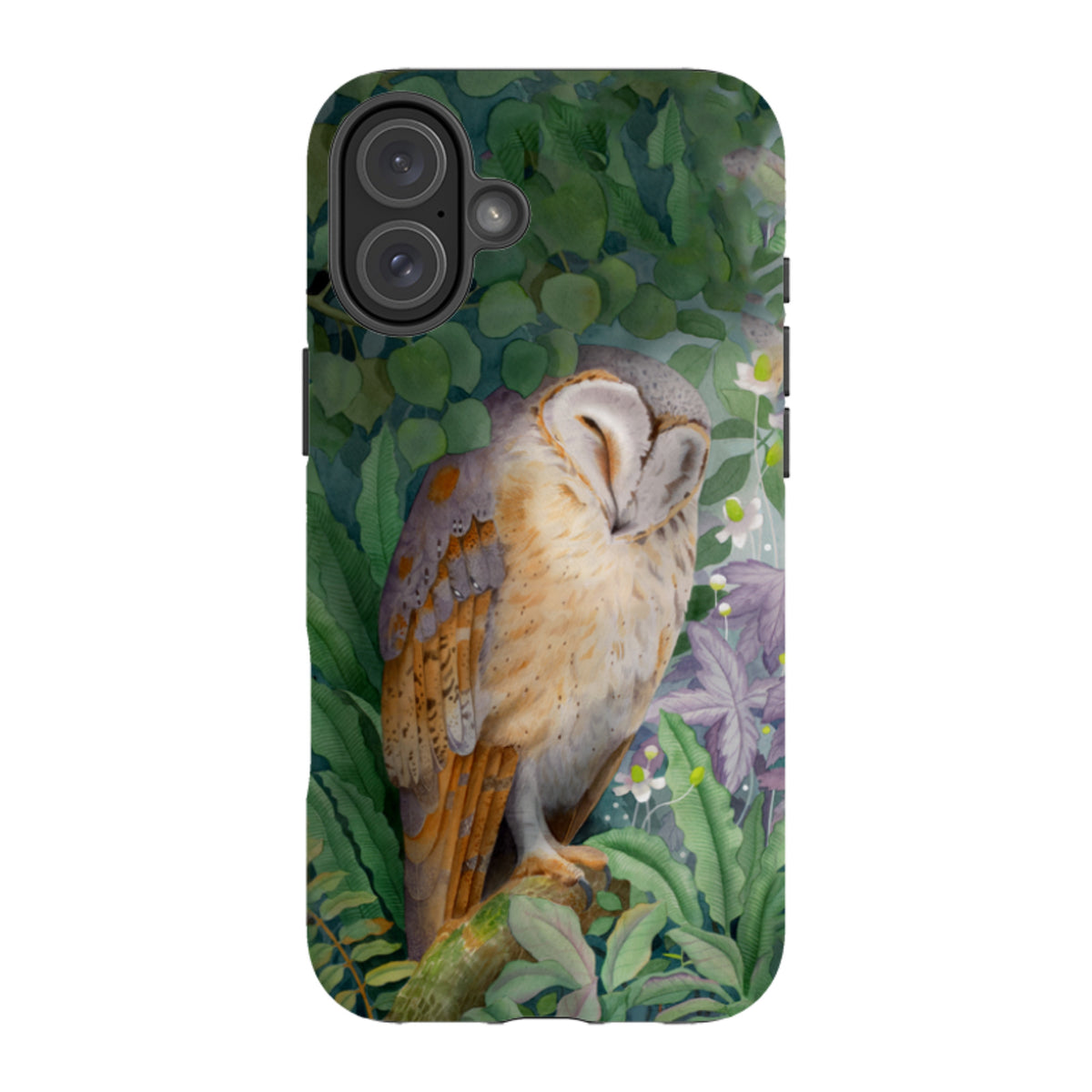 iPhone Tough Case - Sleepy Owl By Bex Parkin