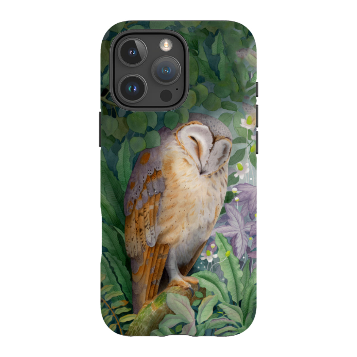 iPhone Tough Case - Sleepy Owl By Bex Parkin