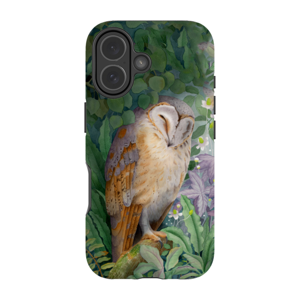 iPhone Tough Case - Sleepy Owl By Bex Parkin