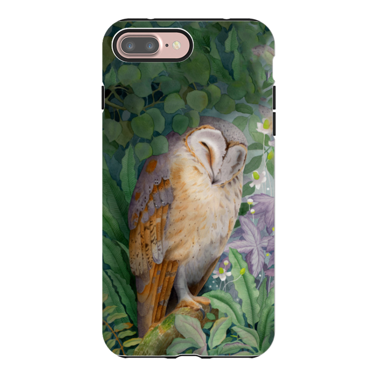 iPhone Tough Case - Sleepy Owl By Bex Parkin
