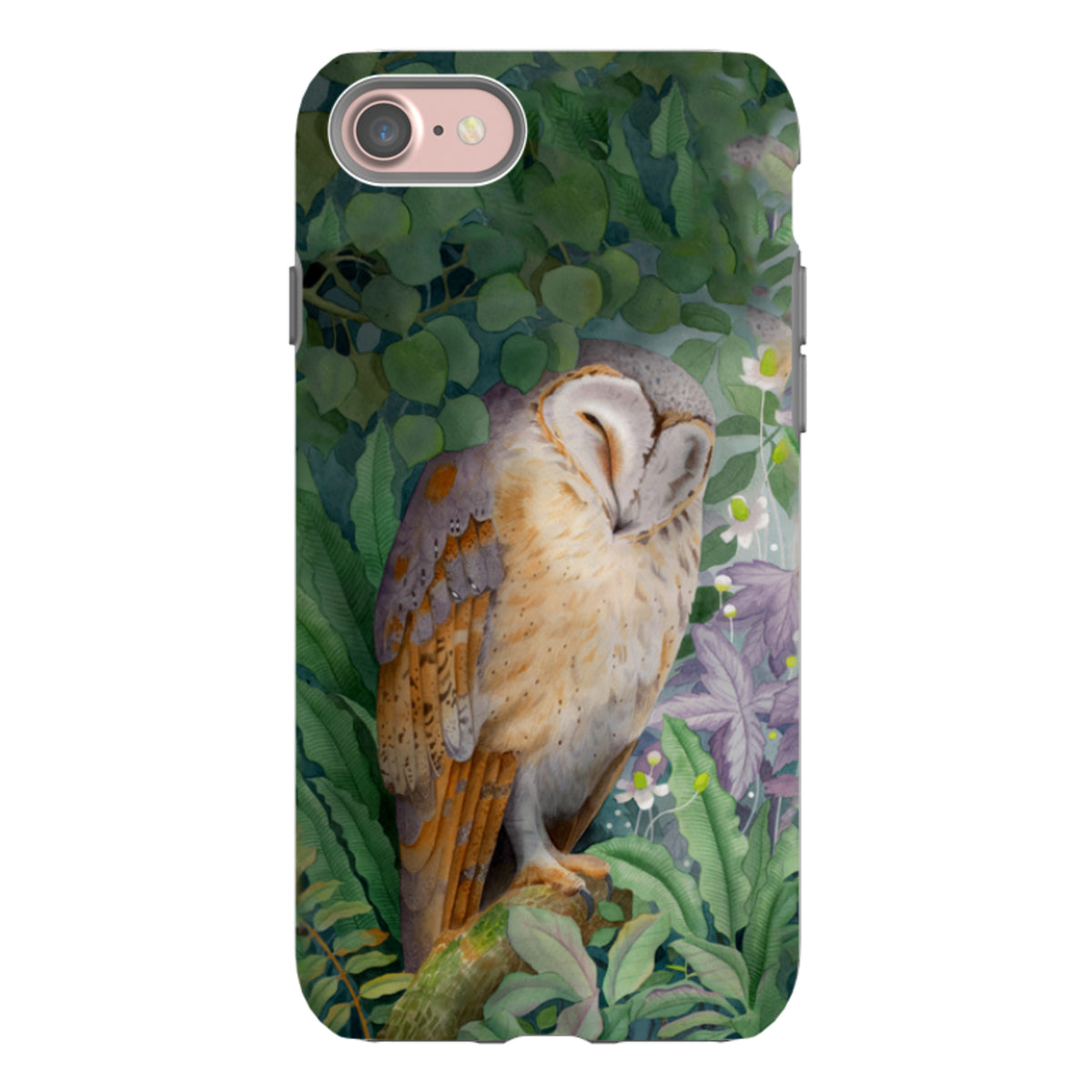 iPhone Tough Case - Sleepy Owl By Bex Parkin