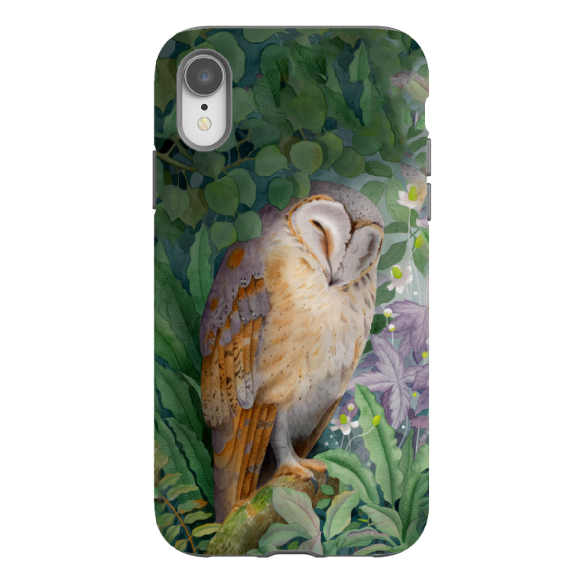 iPhone Tough Case - Sleepy Owl By Bex Parkin