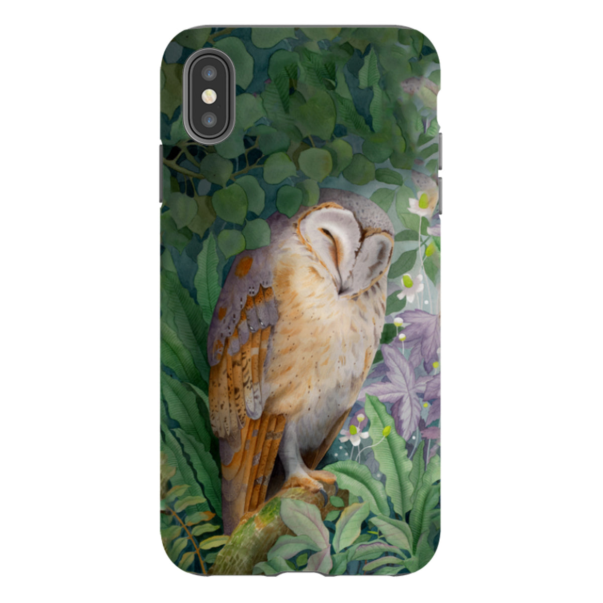 iPhone Tough Case - Sleepy Owl By Bex Parkin