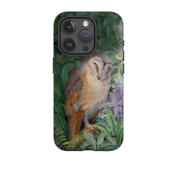 iPhone Tough Case - Sleepy Owl By Bex Parkin