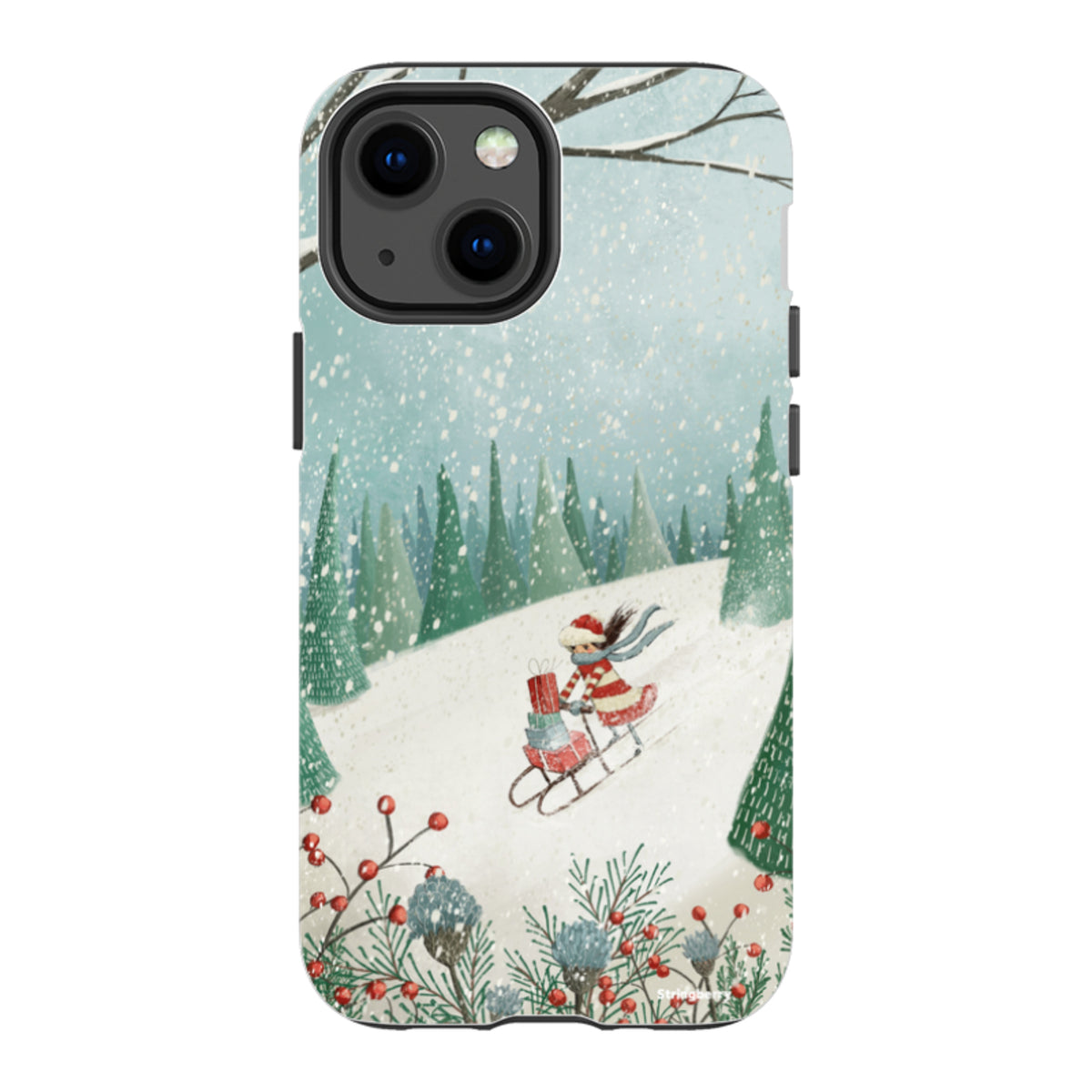 iPhone Tough Case - Sleigh Delivery By Maja Lindberg