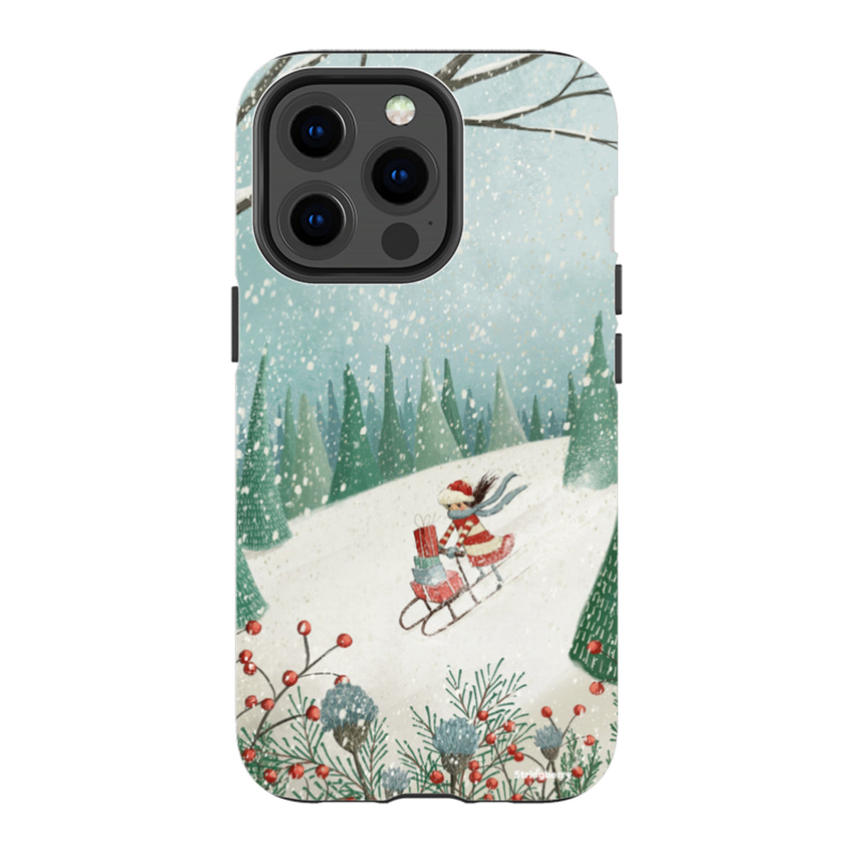 iPhone Tough Case - Sleigh Delivery By Maja Lindberg