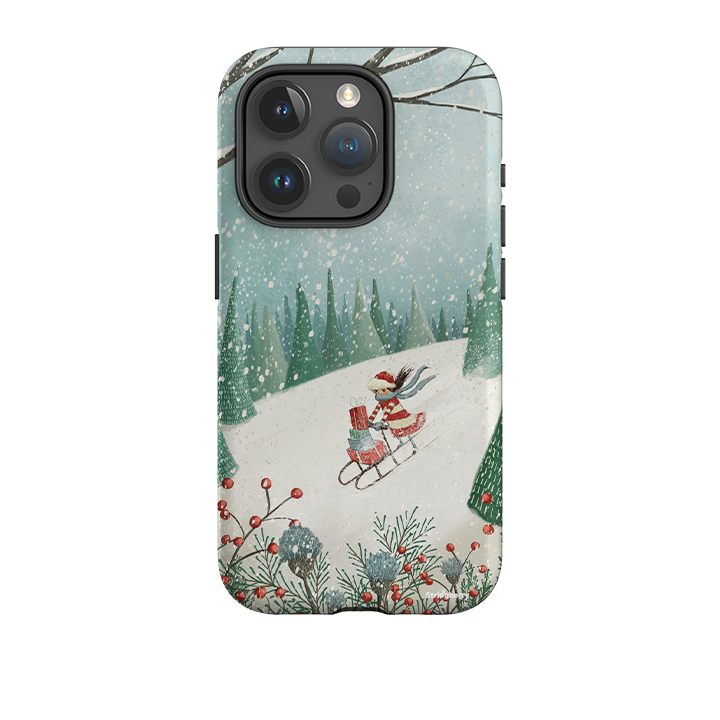 iPhone Tough Case - Sleigh Delivery By Maja Lindberg