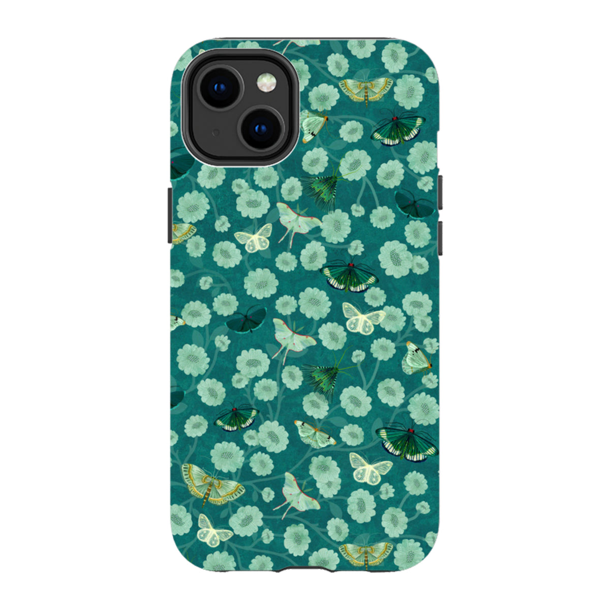 iPhone Tough Case - Small Moths 2 By Katherine Quinn