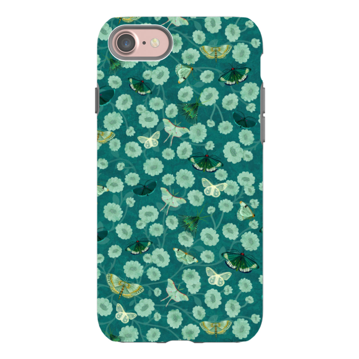 iPhone Tough Case - Small Moths 2 By Katherine Quinn