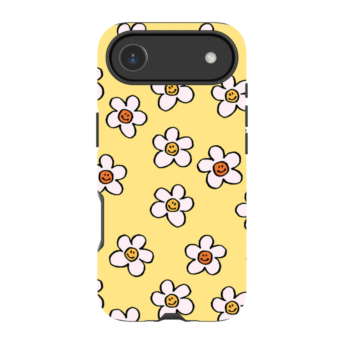 iPhone Tough Case - Smiley Mellow Yellow