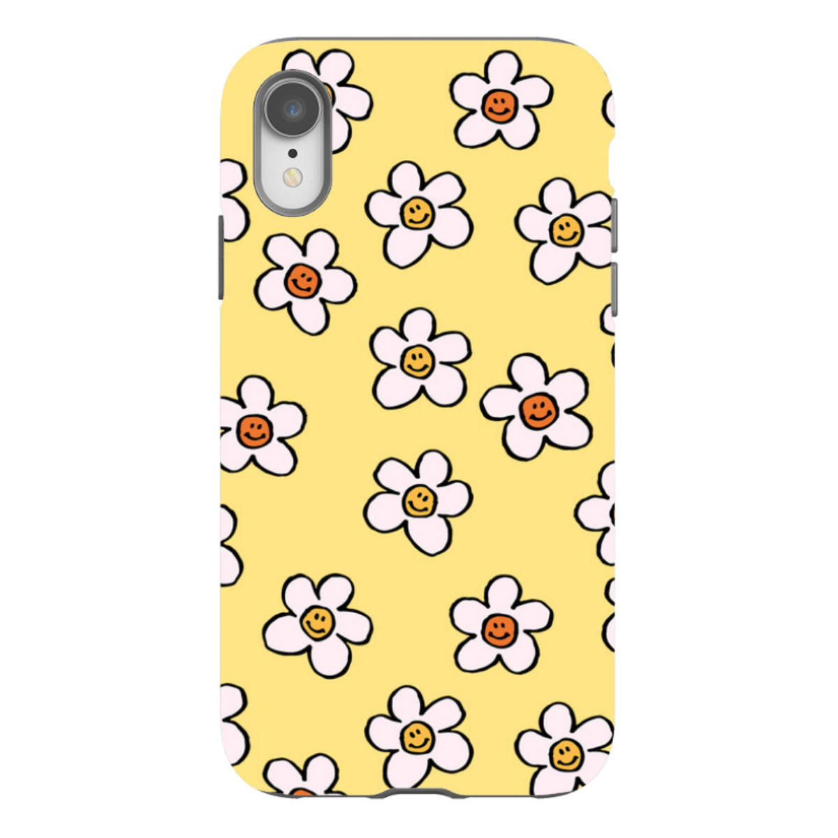 iPhone Tough Case - Smiley Mellow Yellow