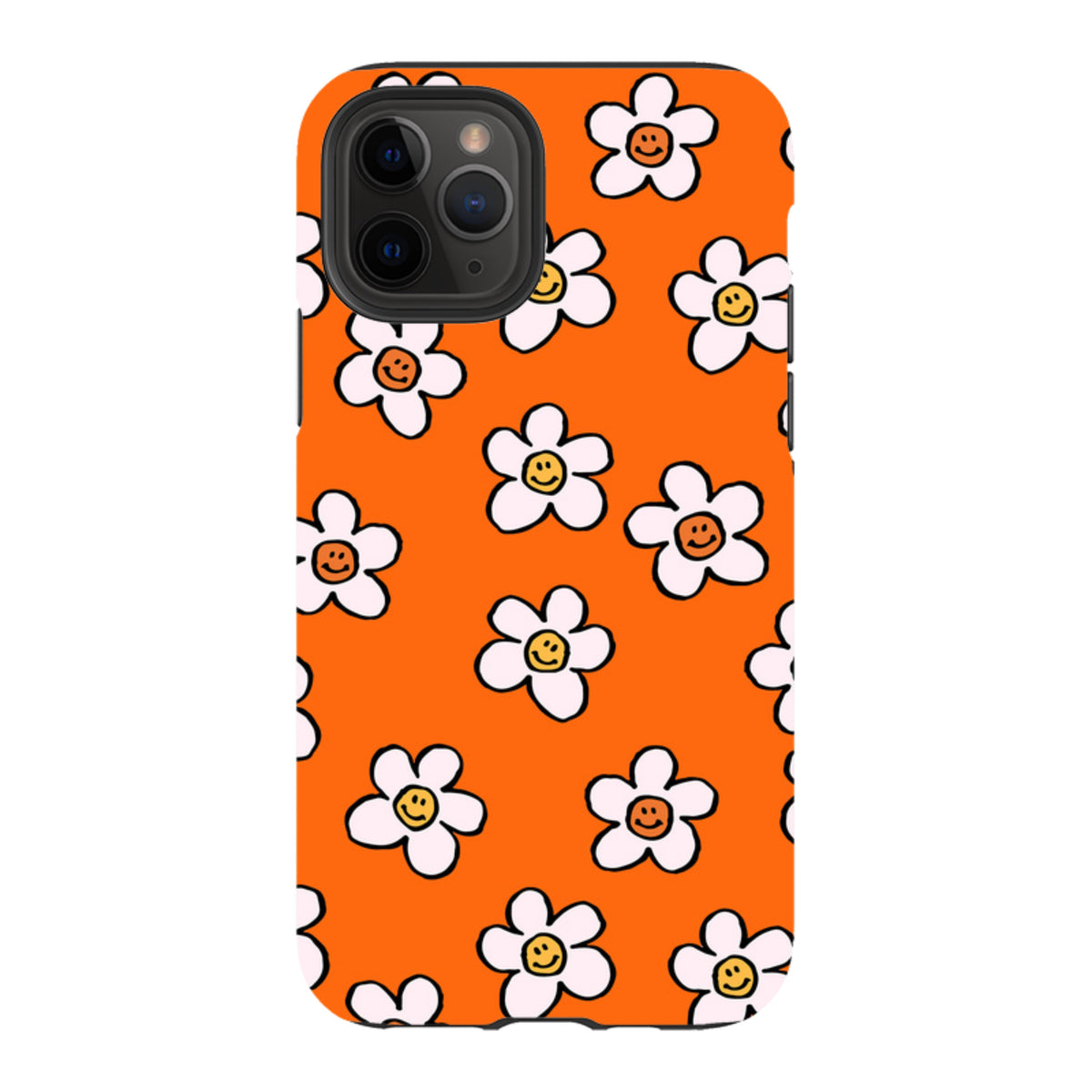 iPhone Tough Case - Smiley Orange