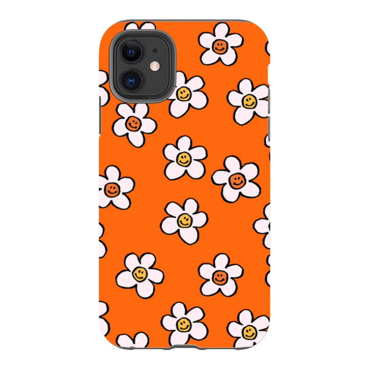 iPhone Tough Case - Smiley Orange