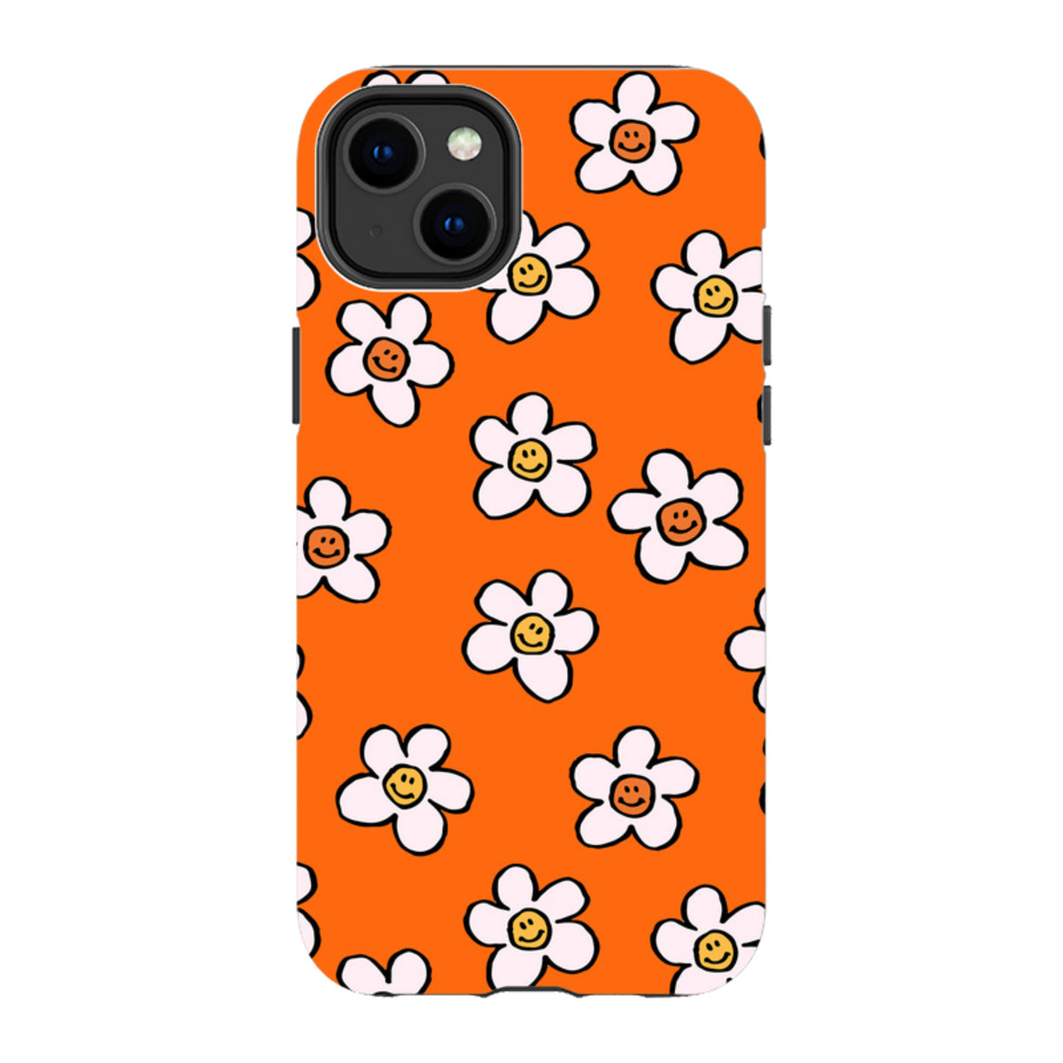iPhone Tough Case - Smiley Orange