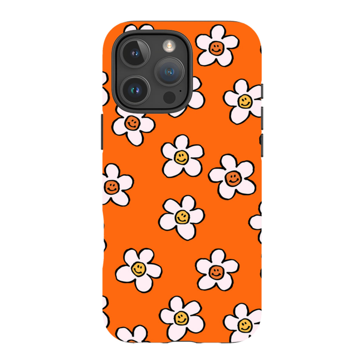 iPhone Tough Case - Smiley Orange