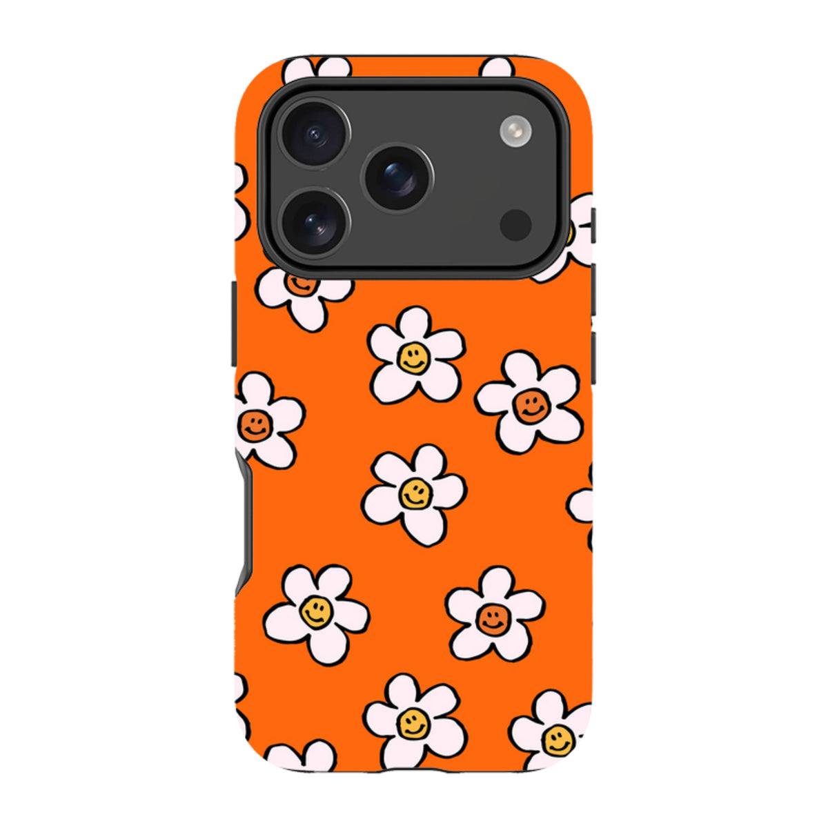 iPhone Tough Case - Smiley Orange