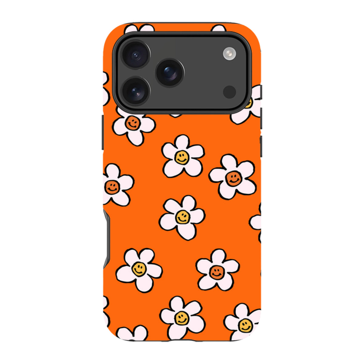 iPhone Tough Case - Smiley Orange