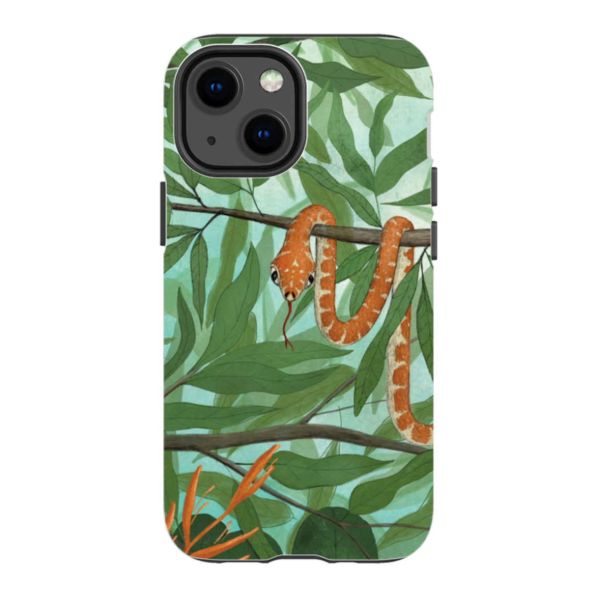 iPhone Tough Case - Snake By Maja Lindberg