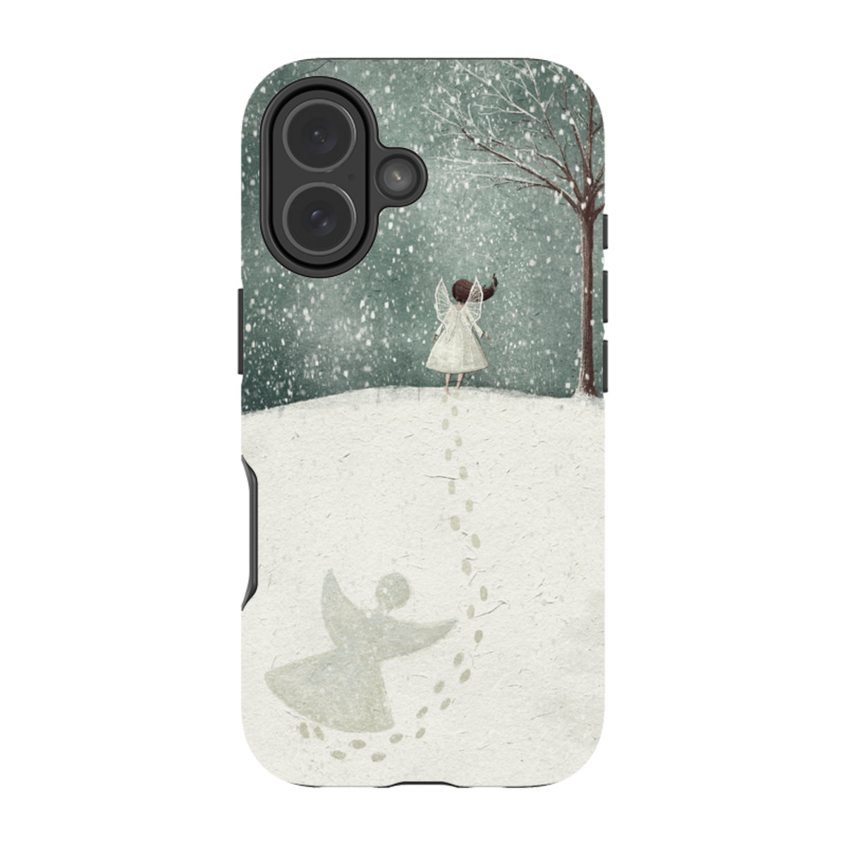 iPhone Tough Case - Snow Angel By Maja Lindberg