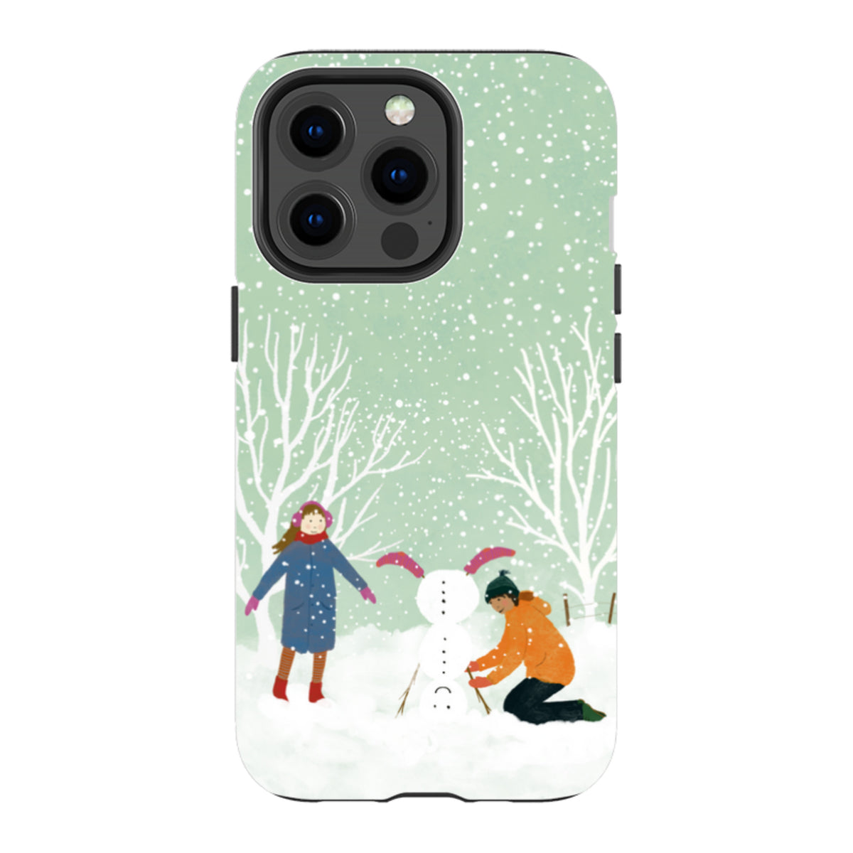 iPhone Tough Case - Snowball Building By Katherine Quinn