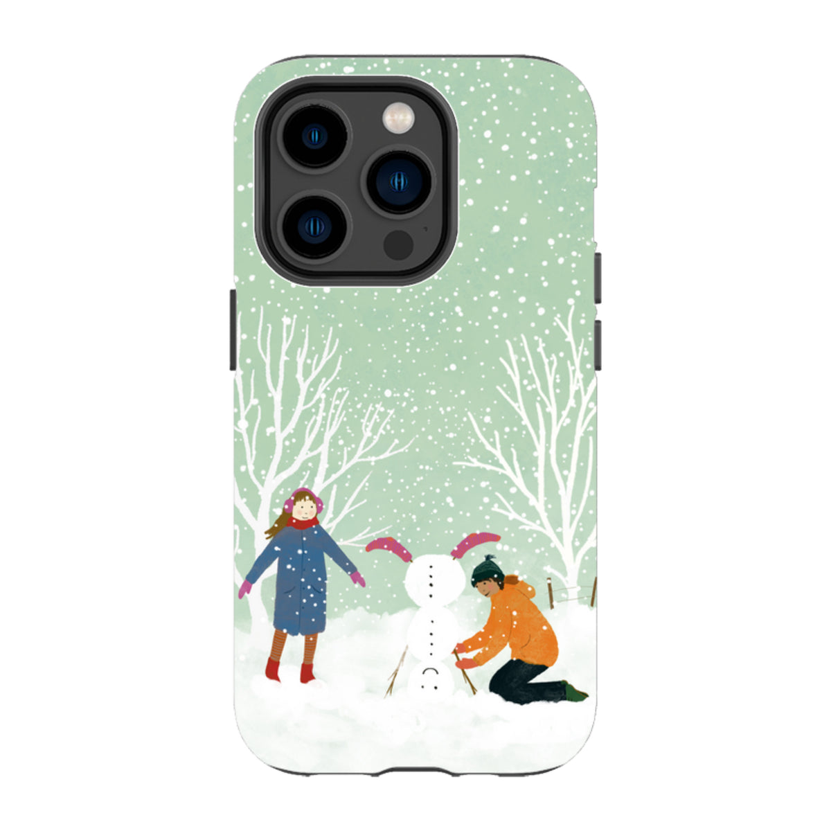 iPhone Tough Case - Snowball Building By Katherine Quinn