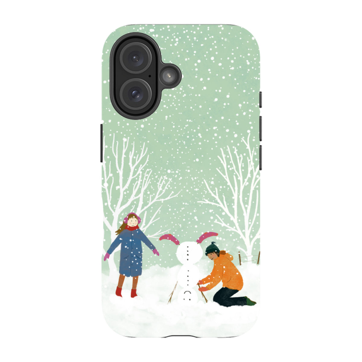 iPhone Tough Case - Snowball Building By Katherine Quinn