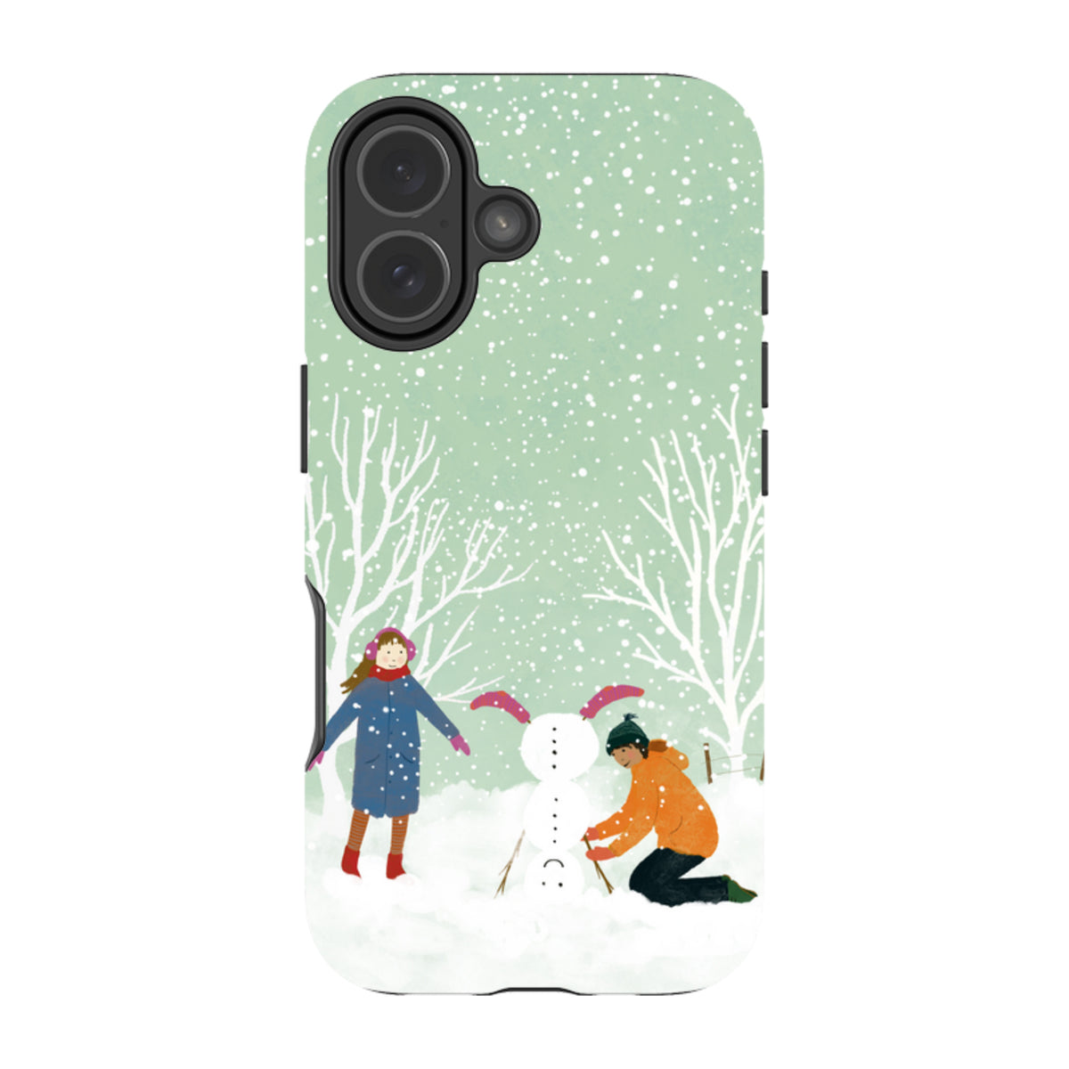 iPhone Tough Case - Snowball Building By Katherine Quinn
