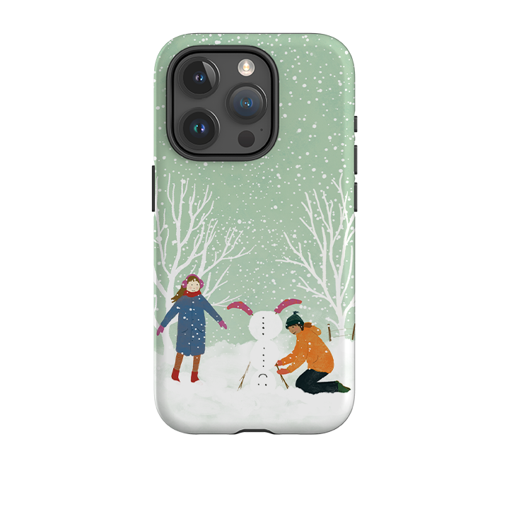 iPhone Tough Case - Snowball Building By Katherine Quinn