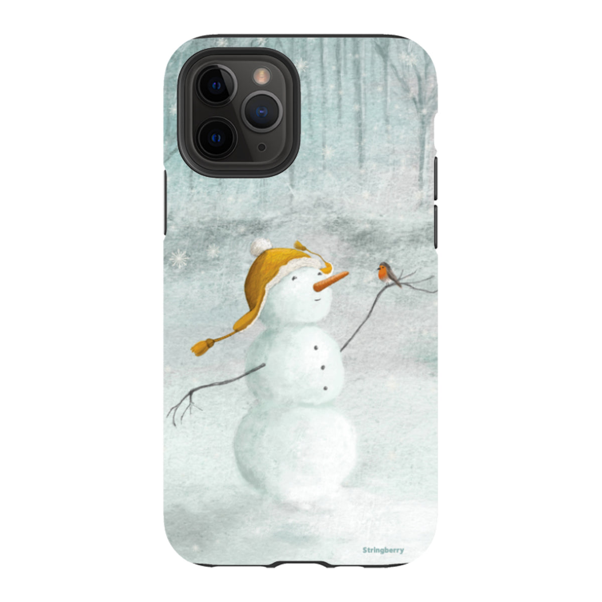iPhone Tough Case - Snowman By Maja Lindberg