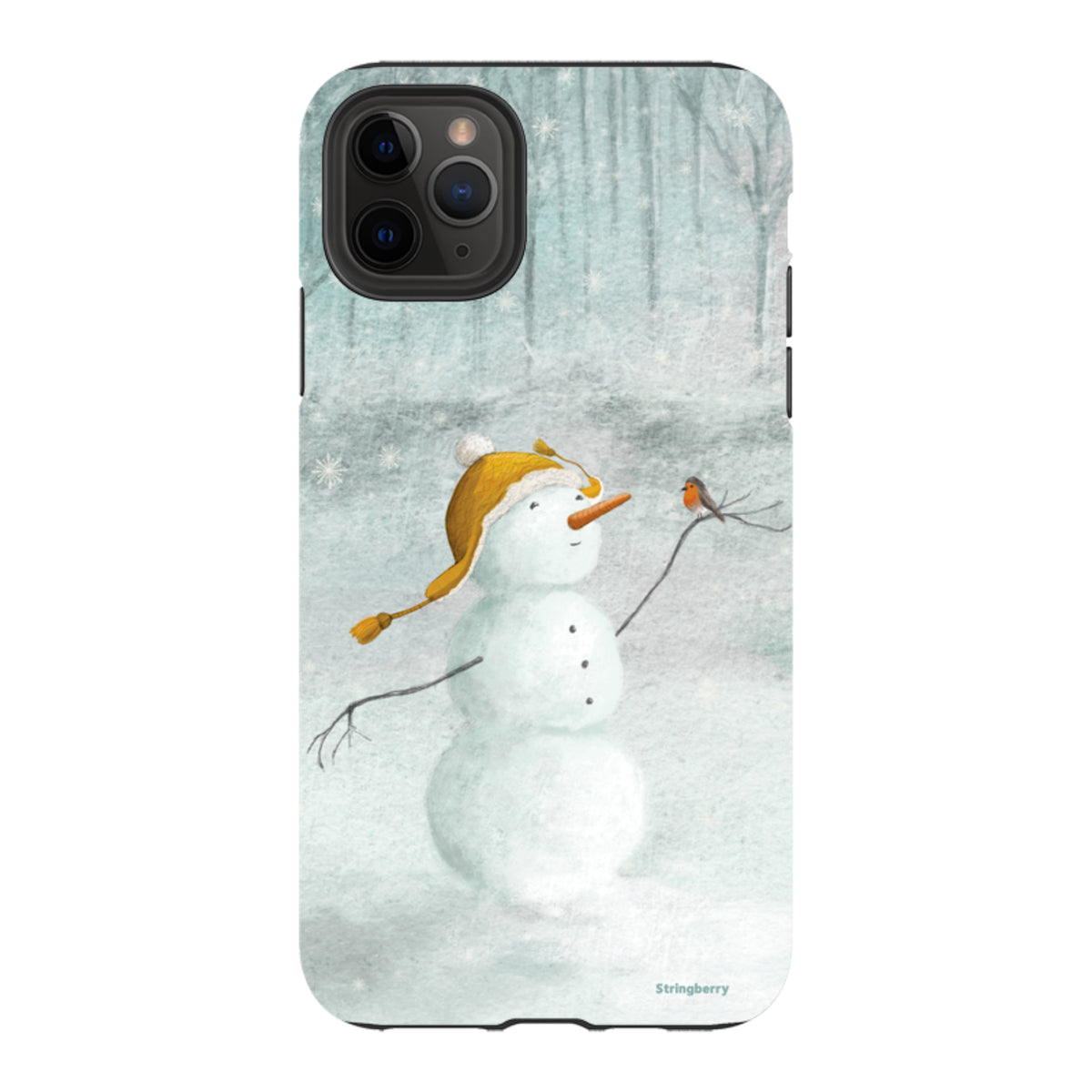 iPhone Tough Case - Snowman By Maja Lindberg