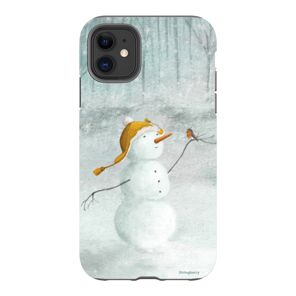 iPhone Tough Case - Snowman By Maja Lindberg