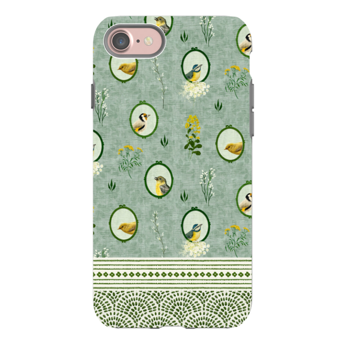 iPhone Tough Case - Song Bird Frames 2 By Katherine Quinn