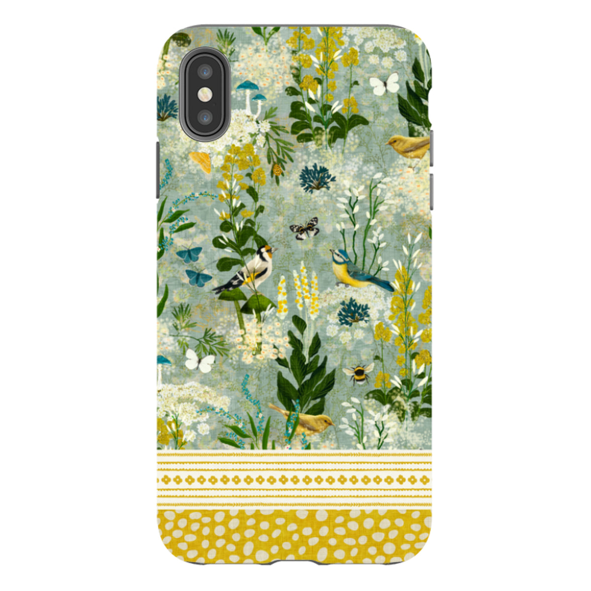 iPhone Tough Case - Song Bird Garden 2 By Katherine Quinn