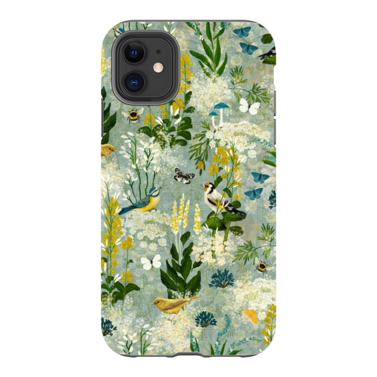 iPhone Tough Case - Song Bird Garden By Katherine Quinn
