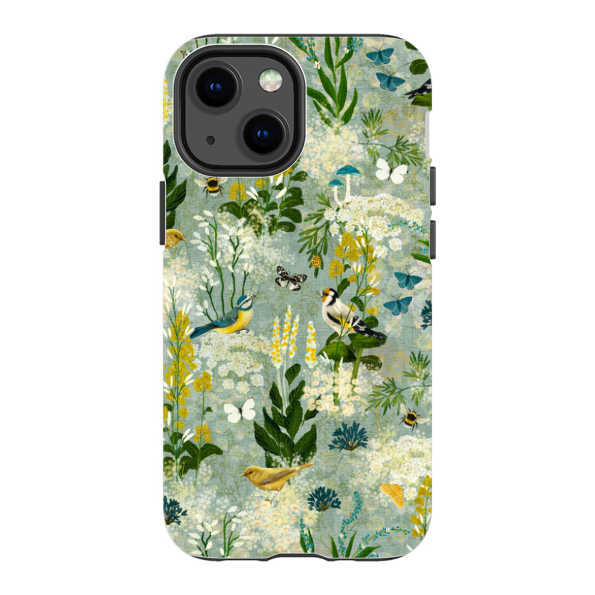 iPhone Tough Case - Song Bird Garden By Katherine Quinn