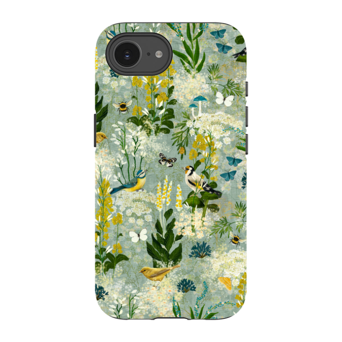 iPhone Tough Case - Song Bird Garden By Katherine Quinn
