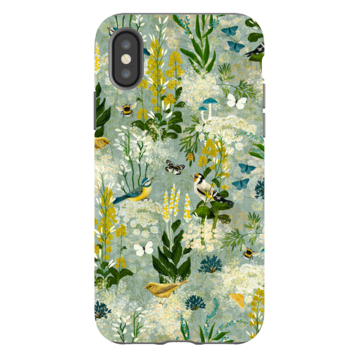 iPhone Tough Case - Song Bird Garden By Katherine Quinn