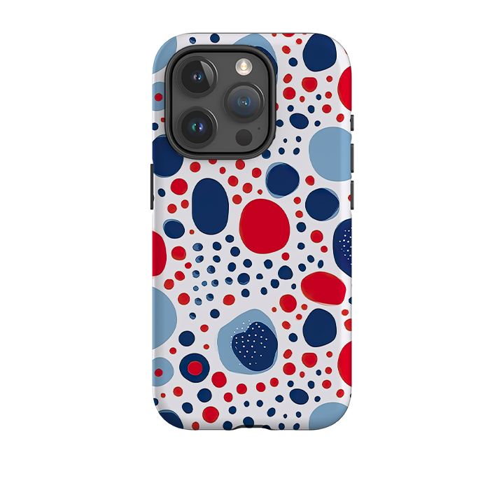 iPhone Tough Case - Space Polka Dots III