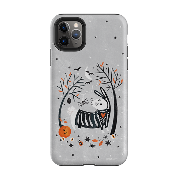 iPhone Tough Case - Spooky Rabbit By Ali Brookes