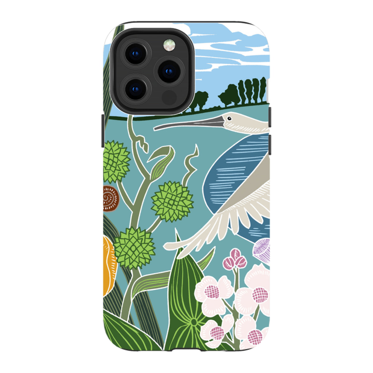 iPhone Tough Case - Spoonbill By Kate Heiss