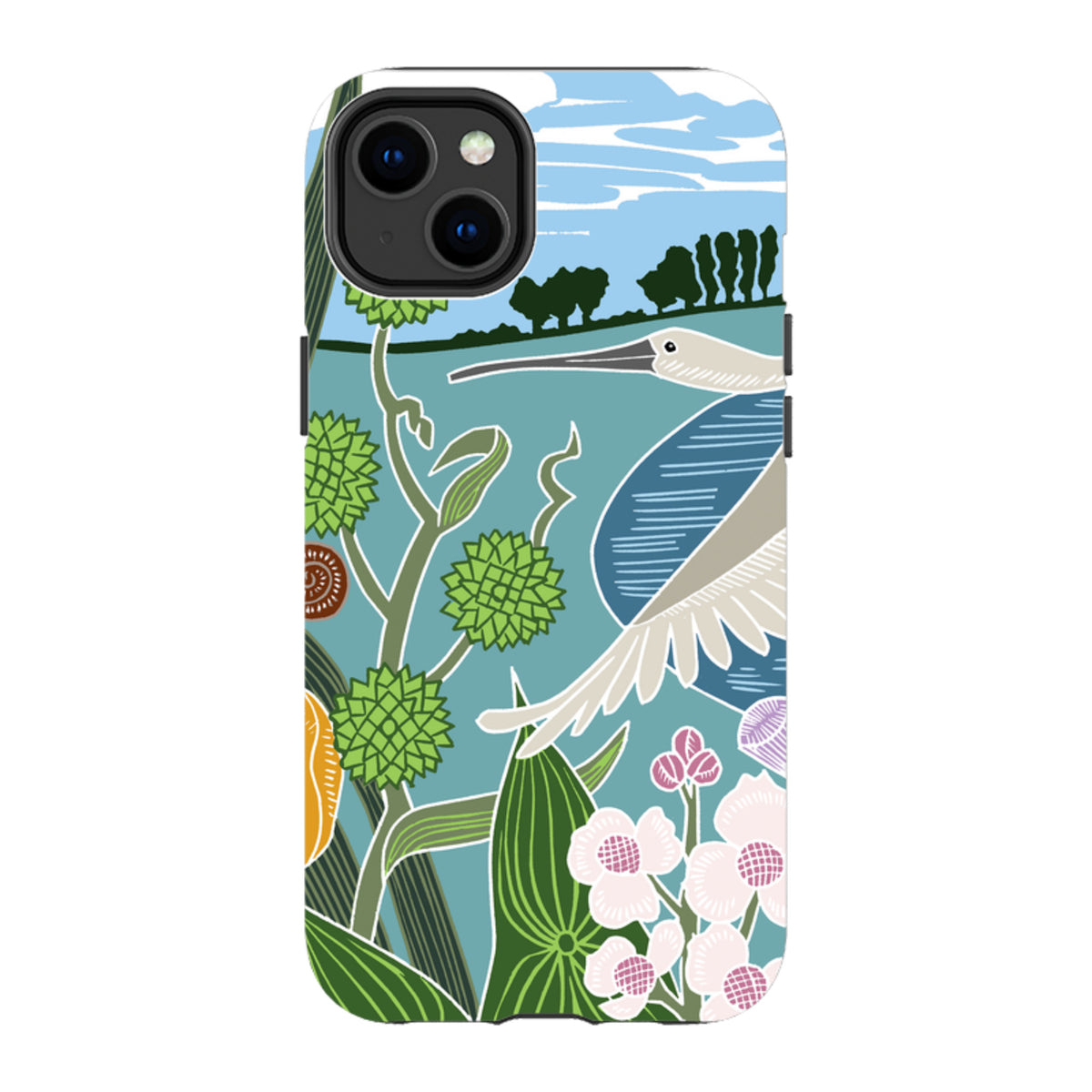 iPhone Tough Case - Spoonbill By Kate Heiss
