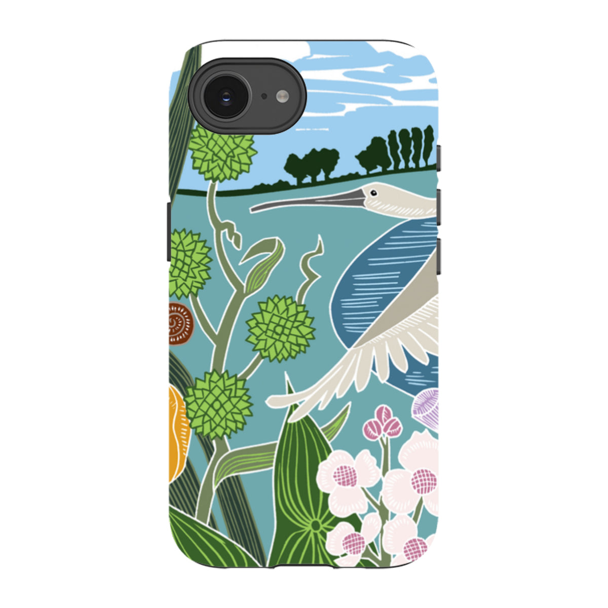 iPhone Tough Case - Spoonbill By Kate Heiss