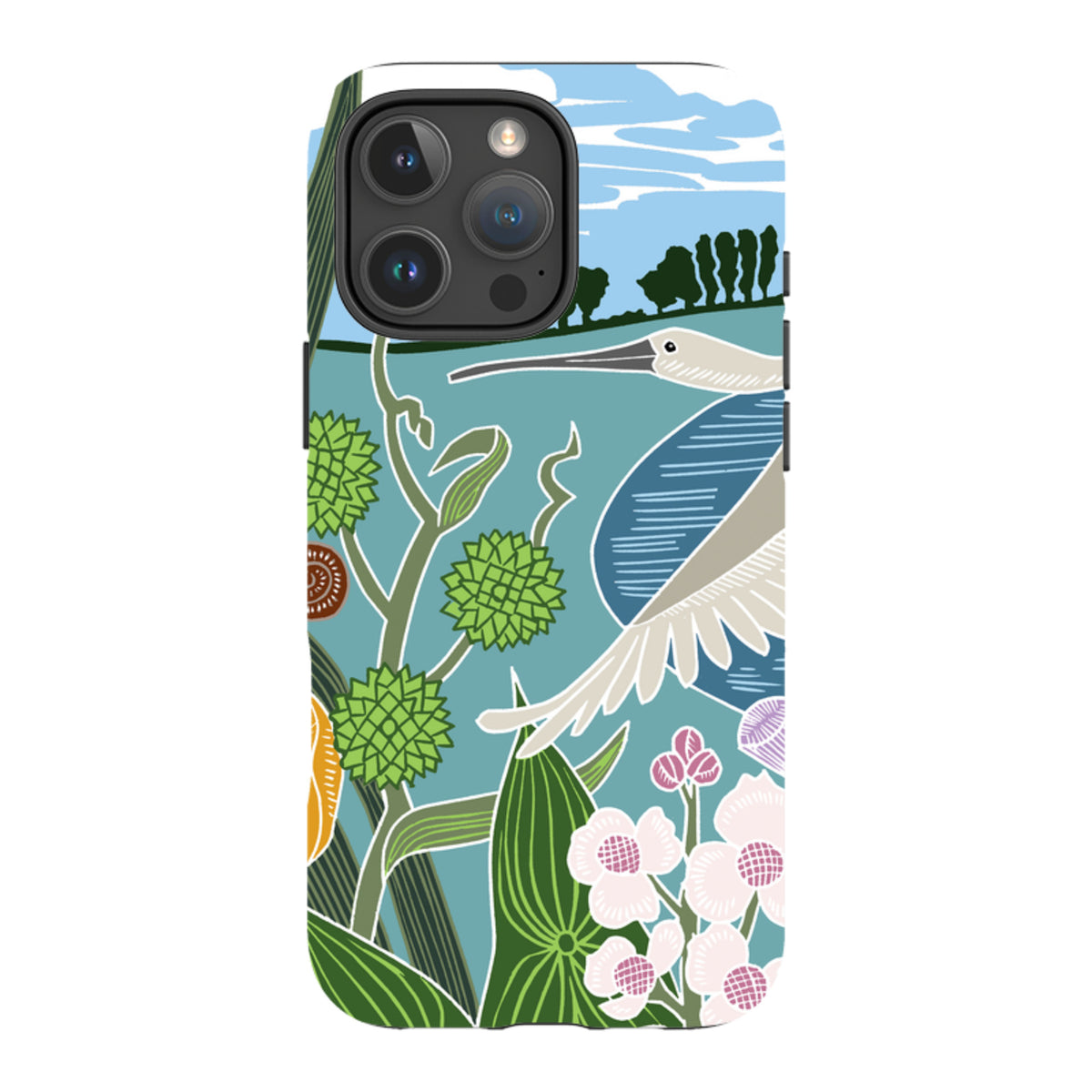 iPhone Tough Case - Spoonbill By Kate Heiss