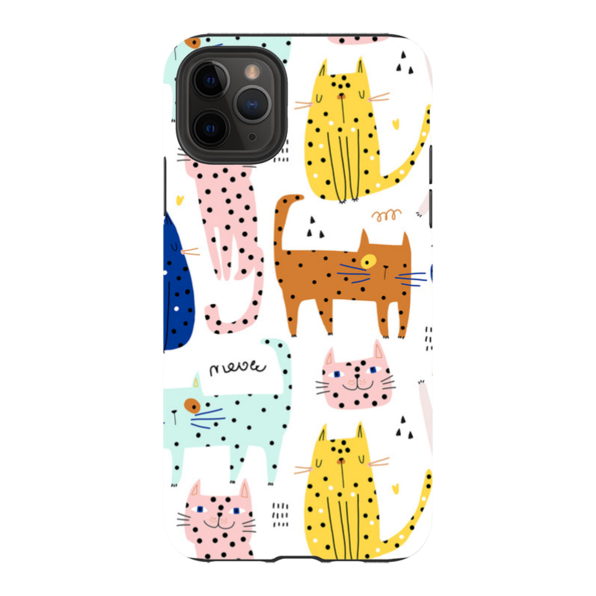 iPhone Tough Case - Spotty Kitty