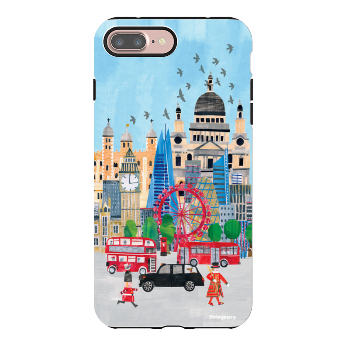 iPhone Tough Case - Spring In London By Tracey English