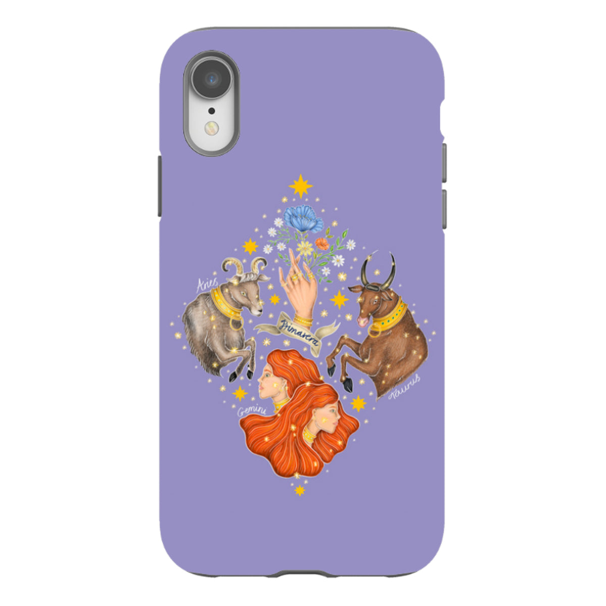 iPhone Tough Case - Spring Zodiac By Catherine Rowe