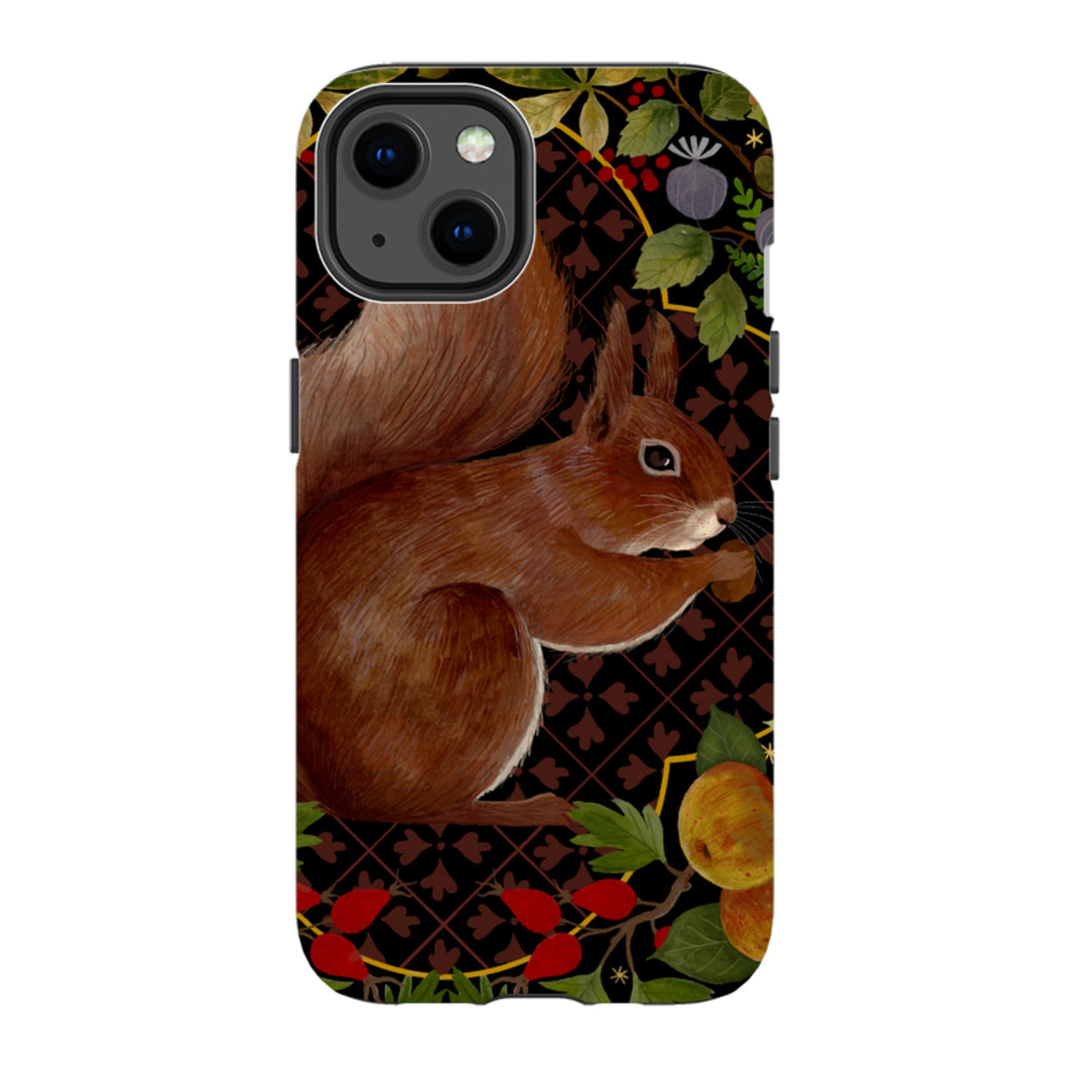 iPhone Tough Case - Squirrel Border By Bex Parkin